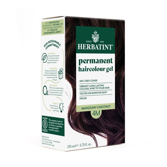 Herbatint Coloração Permanente M4 Castanho Caju 170ml Herbatint Coloração Permanente M4 Castanho Caju 170ml
