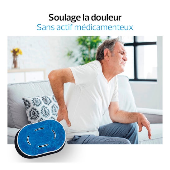 Actipoche Coussin Thermique Dos & Ventre Microbilles Froid/Chaud 20x30cm