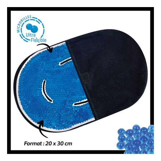 Actipoche Coussin Thermique Dos & Ventre Microbilles Froid/Chaud 20x30cm