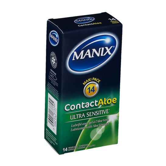 Manix Préservatif Contact Aloe Boite De 14
