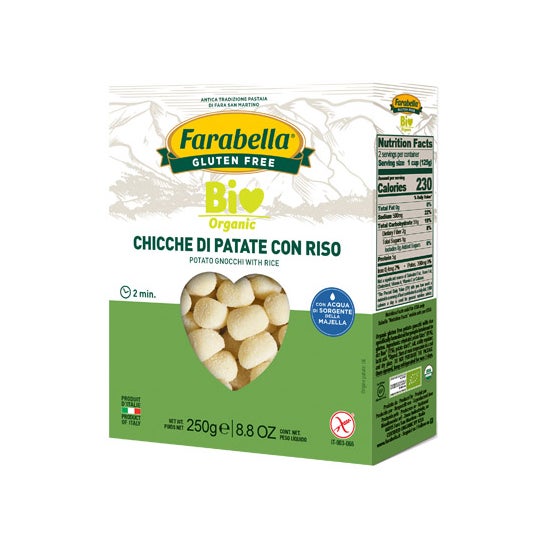 Farabella Bio Chicche Patate con Riso Pâtes Sans Gluten 250g