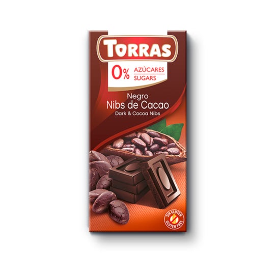 Torras Chocolat Vegan avec Boisson Avoine Sans Sucre 100g