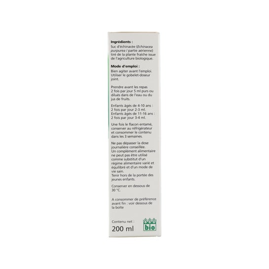 Jugo De Schoenenberger Echinacea 200 Ml *