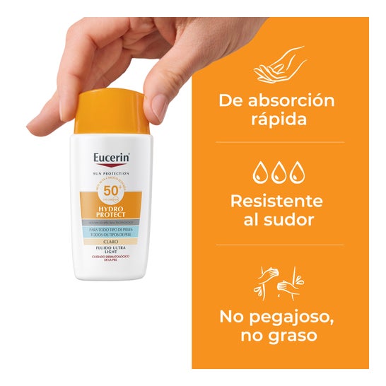 Eucerin Hydro Protect Fluido Ultra Light Tinted Light SPF50+ 50ml