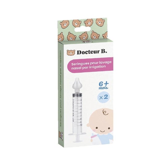 Acheter 2 Seringues pour lavage nasal Docteur B - 3.90 € T.T.C.