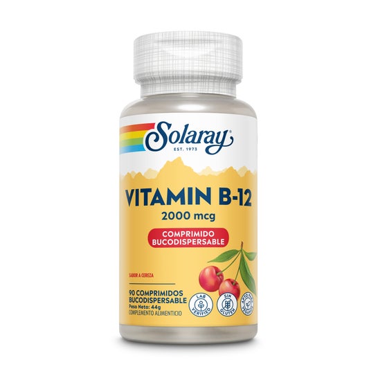 Solaray Vitamine B12 2000mcg 90comp