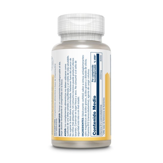 Solaray Vitamine B12 2000mcg 90comp