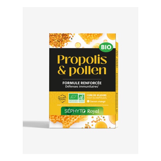 Séphyto Royal Propolis & Pollen Bio 30 Ampoules