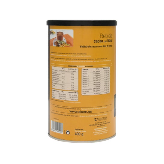 Siken Diet Boisson Cacao Et Fibres 400g