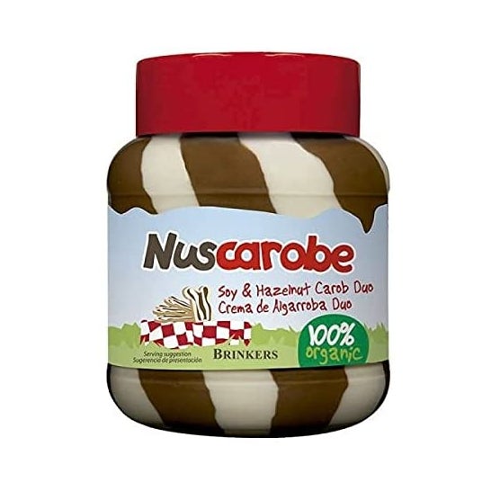 Duo de crème de caroube Nuscarobe 100% biologique 400g