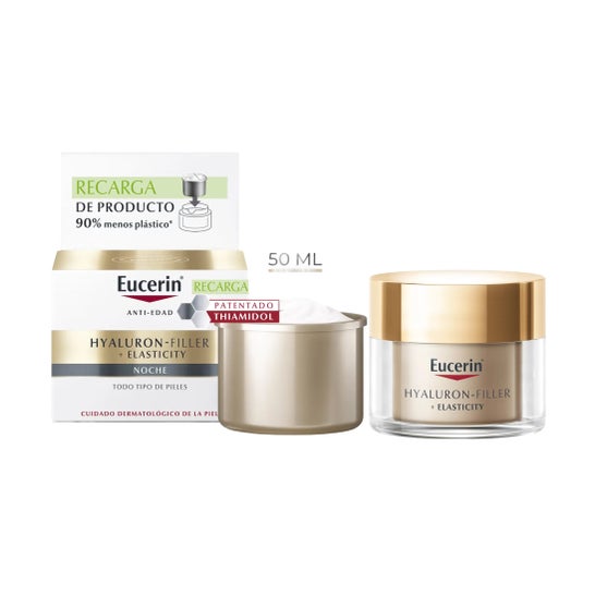 Eucerin Pack Hyaluron-Filler + Elasticity Noche + Refill