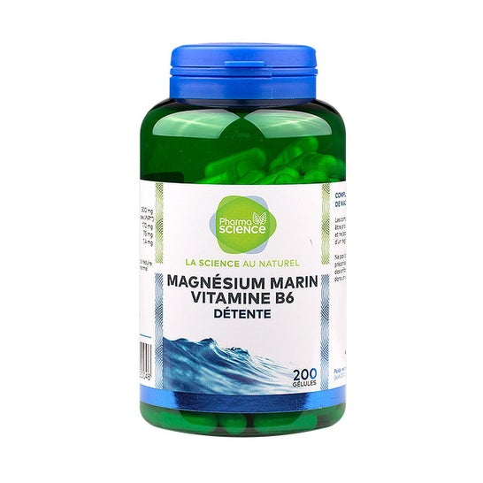 Pharmascience Magnésium Marin + Vitamine B6 200 gélules