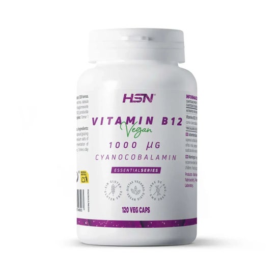 HSN Vitamina B12 Cianocobalamina 1000mcg 120vcaps