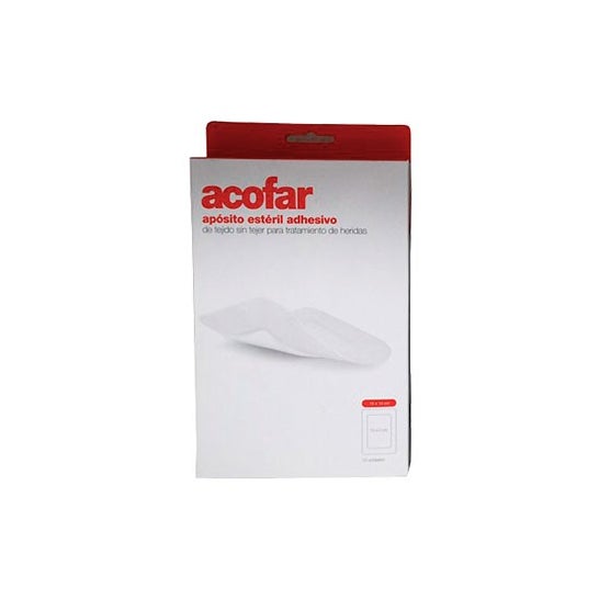 Pansement adhésif stérile Acofar 15x10cm 10uds 10uds