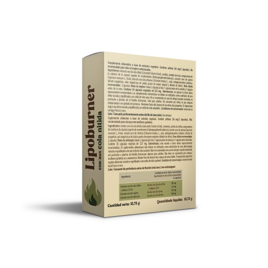 Phytofarma Lipoburner avec Cola Nitida 30caps