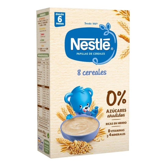 Nestlé Porridge 8 Céréales 0% Sucres Ajoutés +6m 950g