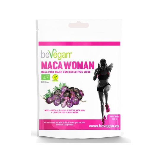 BeVegan Maca Femme avec Probiotiques 150g