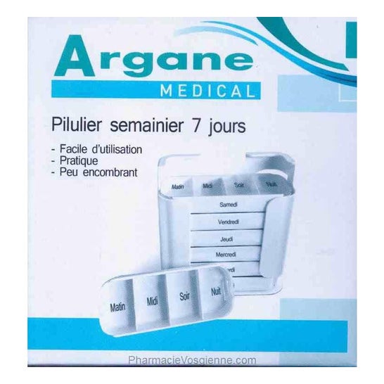 Argane Medical Pilulier Semainier 7 Jours 1ut