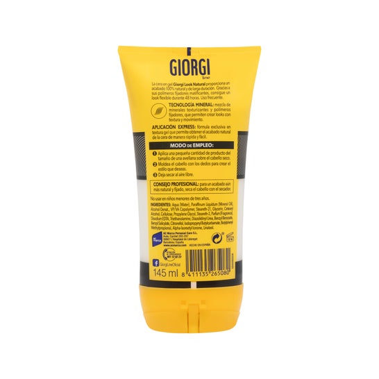 Giorgi Gel Cire Fixant et Texture Aspect Naturel Nº4 145ml