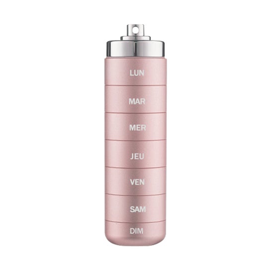 Plic Care Pilulier Metal Rose 1ut
