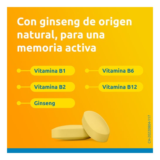 Supradyn Memory 50+ Vitamines Minéraux et Énergie avec Ginseng 30 Comprimés