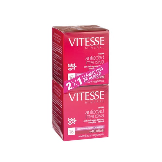 Vitesse Crème Anti-Âge Intensif SPF10 2x50ml