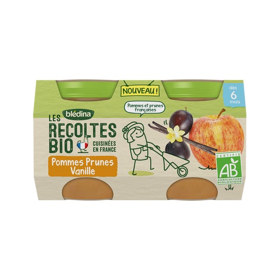 Petits pots bébé dès 8 mois risotto de légumes Bio HIPP BIOLOGIQUE : les 2  pots de 190g à Prix Carrefour
