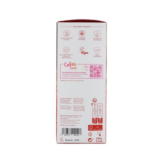 Khadi Henné naturel 100% pur 100g