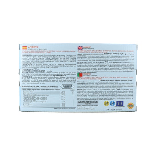Robis Apibiotic 20 Ampoules