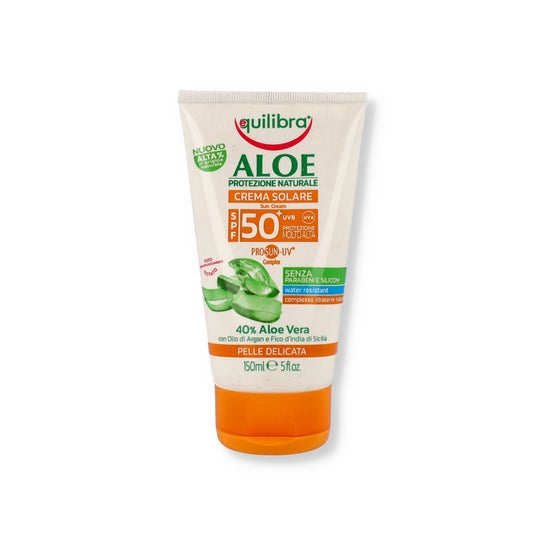 Equilibra Crème Solaire Aloe Spf50+ 50ml