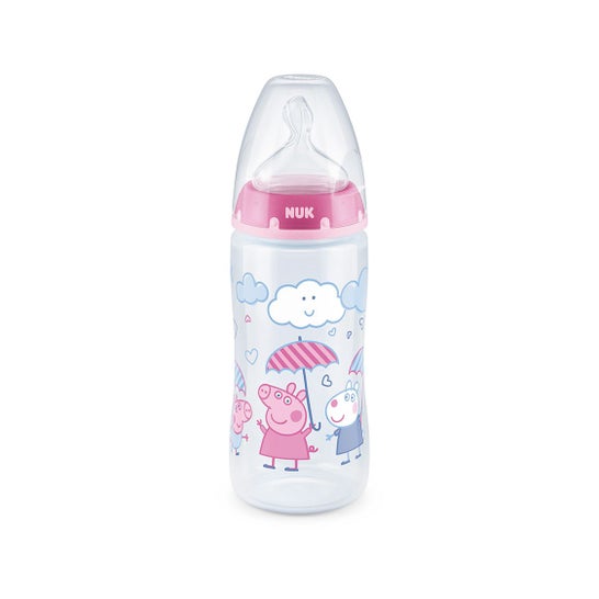 Nuk Peppa Pig Flacon en silicone à débit contrôlé 150ml