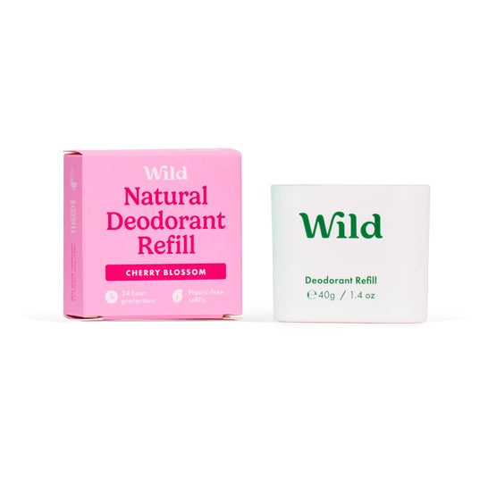 Wild Déodorant Naturel Recharge Fleur de Cerisier 40g