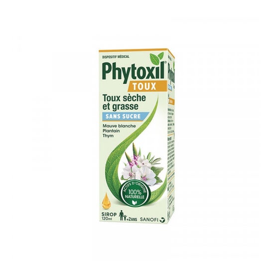 Sanofi Phytoxil Sirop Toux Sans Sucre 120 ml