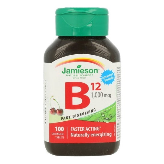 Jamieson Vitamine B12 1000Mcg 100 Comprimés