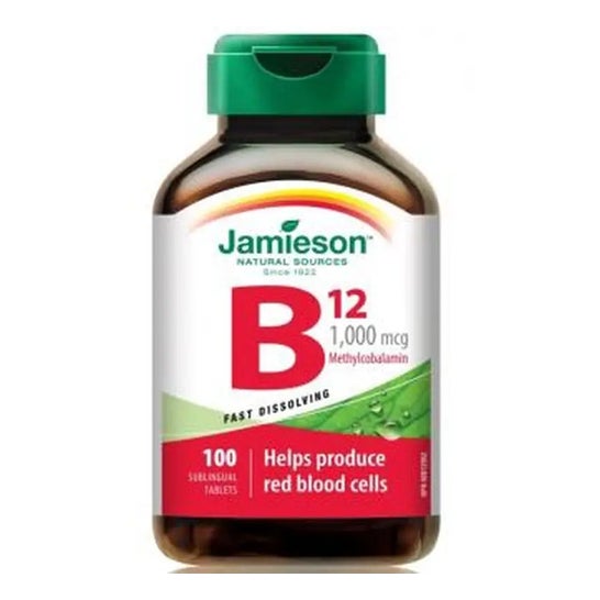 Jamieson Vitamine B12 1000Mcg 100 Comprimés Jamieson Vitamine B12 1000Mcg 100 Comprimés