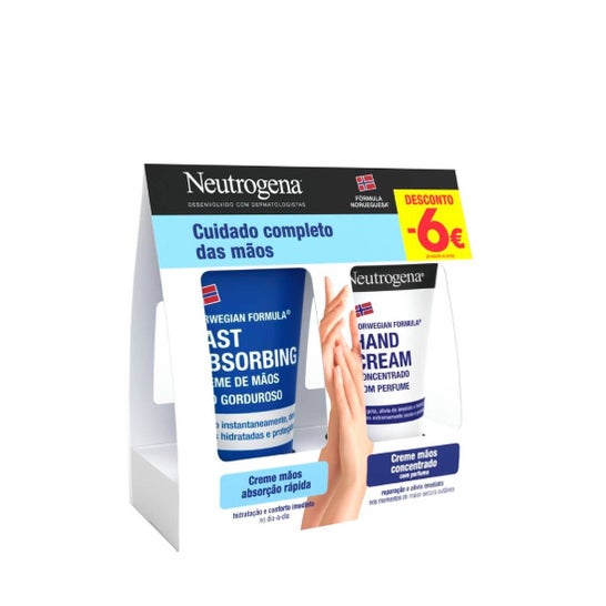 Neutrogena Set Fast Absorbing Crema Manos 75ml + Crema Manos 50ml