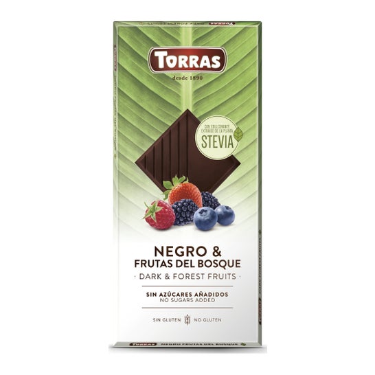 Torras Chocolat Nego Fruits de la Forêt Stevia Nego