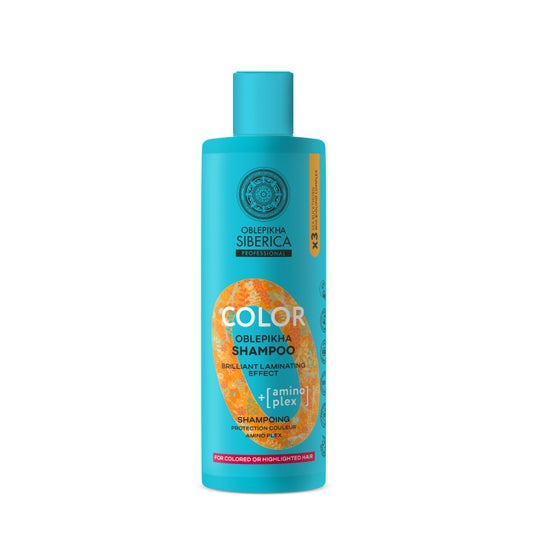 Natura Siberica Oblepikha Amino Plex Shampooing Couleur 400ml