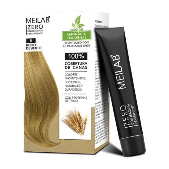 Meilab Zero Permanent Colouring Pack 8 Desert Blonde