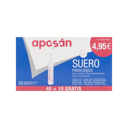 Aposán Sérum physiologique 50 unidoses x 5 ml