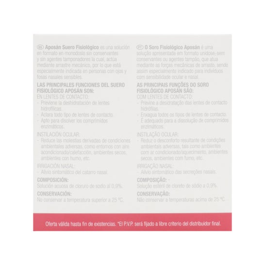 Aposán Sérum physiologique 50 unidoses x 5 ml