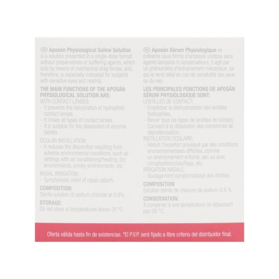Aposán Sérum physiologique 50 unidoses x 5 ml