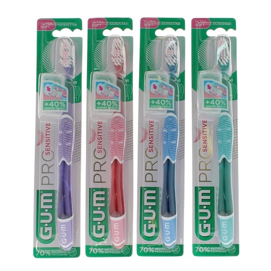 Gum Brosse Ã  Dents Pro Sensitive 510 Ultra Soft 2uts