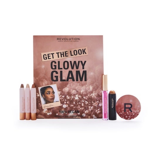 Make Up Revolution Get The Look Glowy Glam Set 6uts