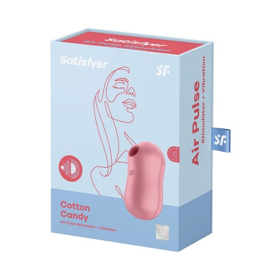 Satisfyer Cotton Candy Stimulator & Vibrator Pink 1ud