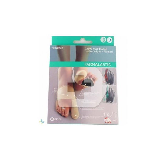 Farmalastic podo corrector double size left