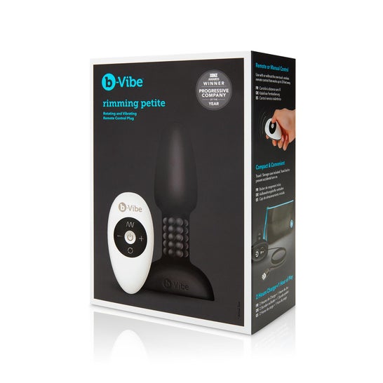 B-Vibe Rimming Petite Black Anal Plug 1ut