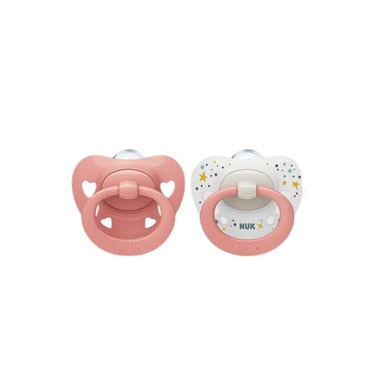 Nuk Family Love 0-6M Sucette Silicone 2uts