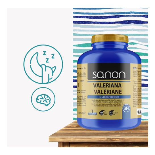 Sanon Valeriana de 500mg 365caps