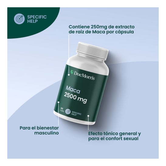 DocMorris Maca 2500mg 60 Gélules (Expire dans moins de 6 mois)